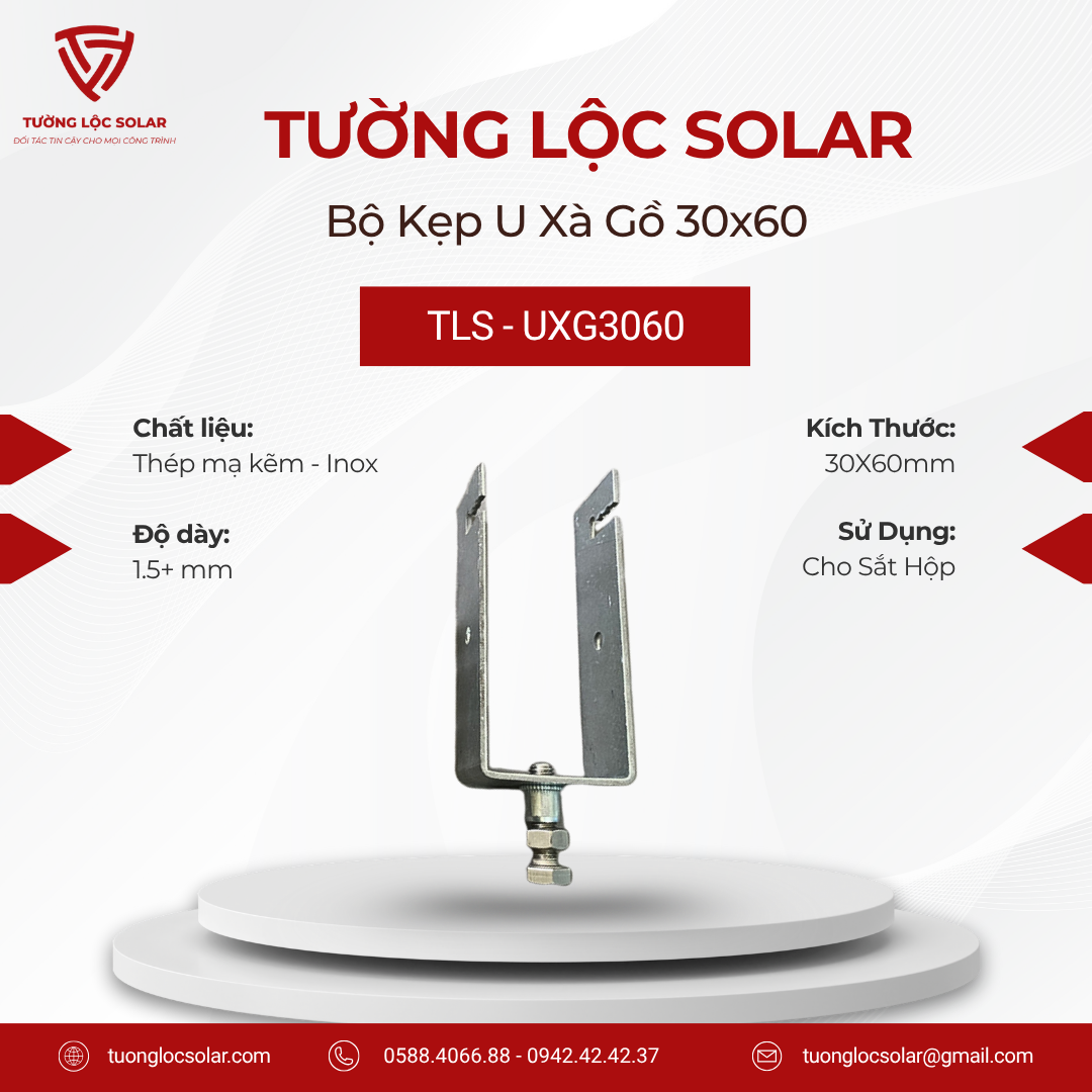 KẸP U XÀ GỒ 30×60