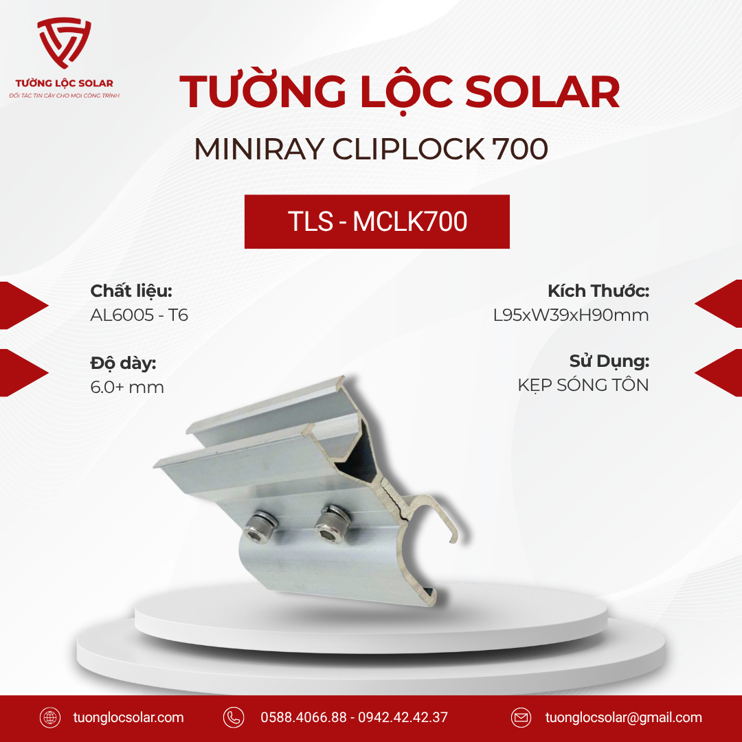 MINIRAY CLIPLOCK 700