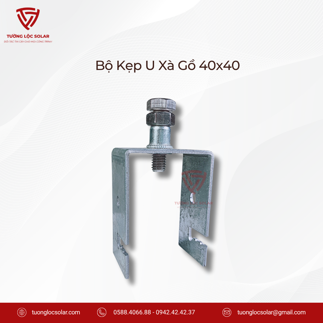 KẸP U XÀ GỒ 40×40