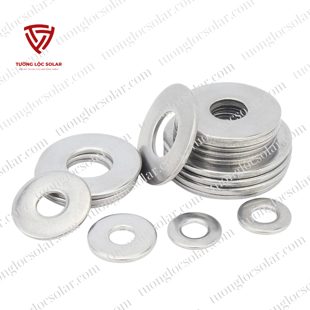 Long Đền Phẳng M8 Inox