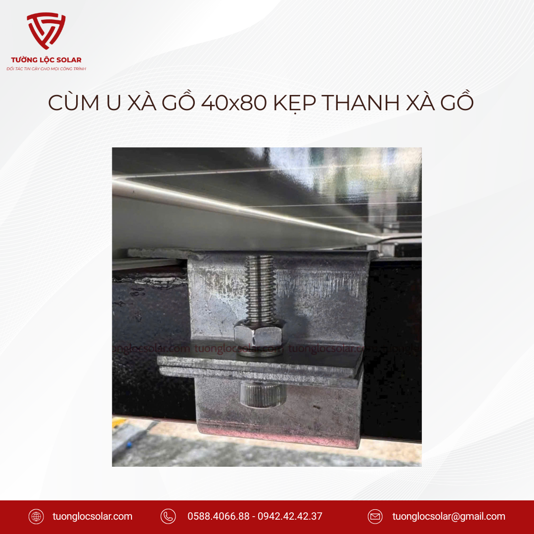 CÙM U VUÔNG 40x80mm NHÚNG NÓNG