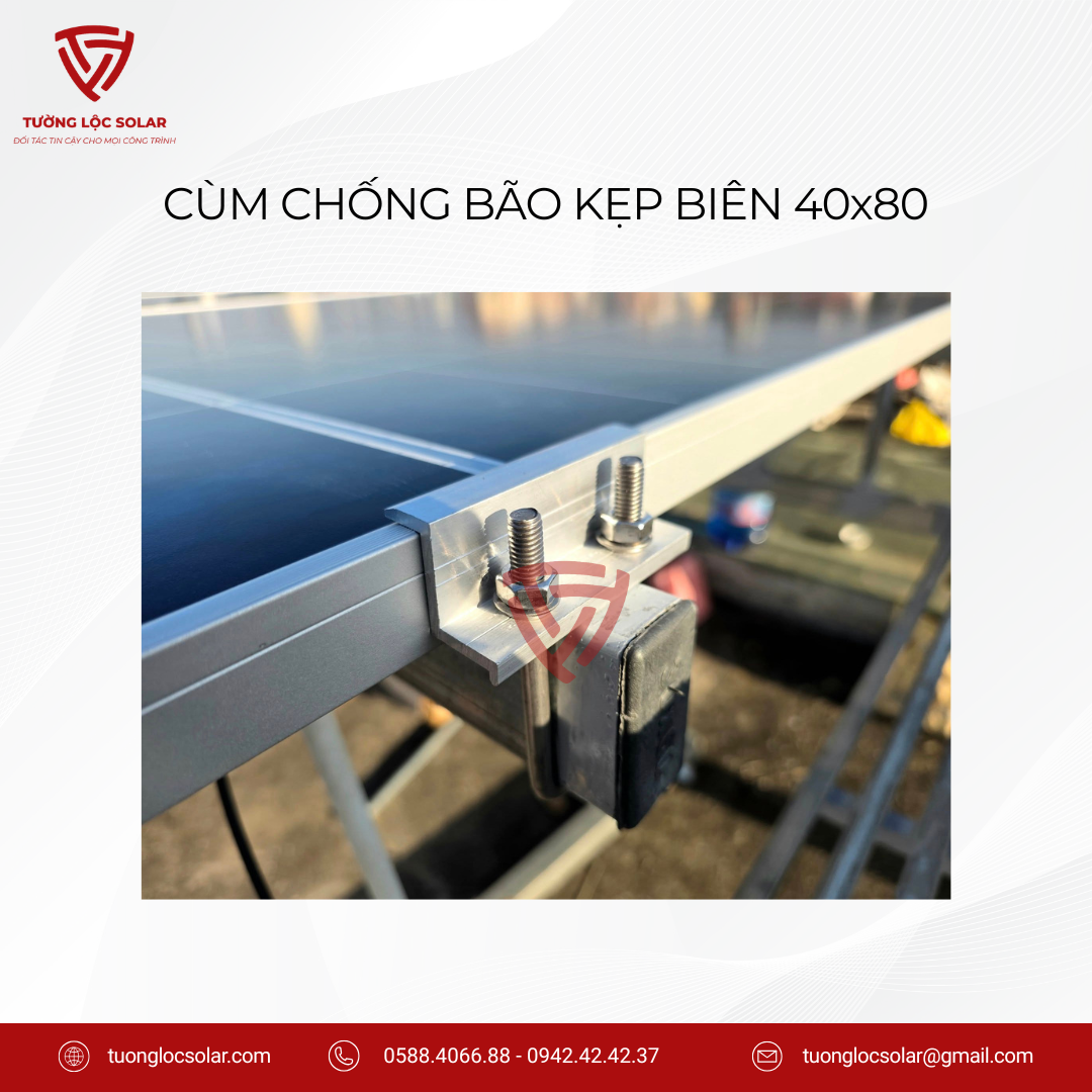 CÙM CHỐNG BÃO KẸP BIÊN 40x80mm