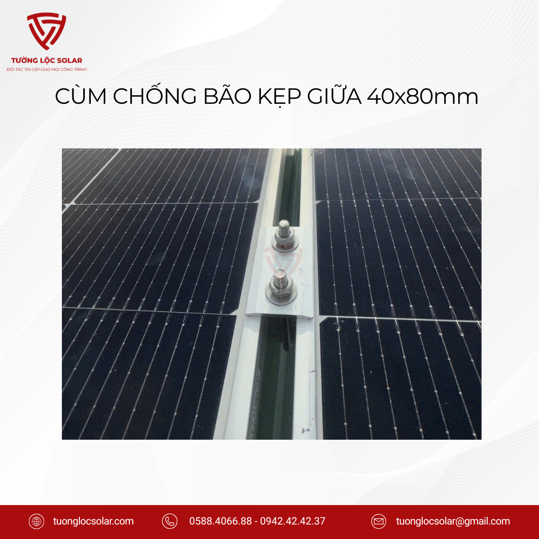 CÙM CHỐNG BÃO KẸP GIỮA 40x80mm