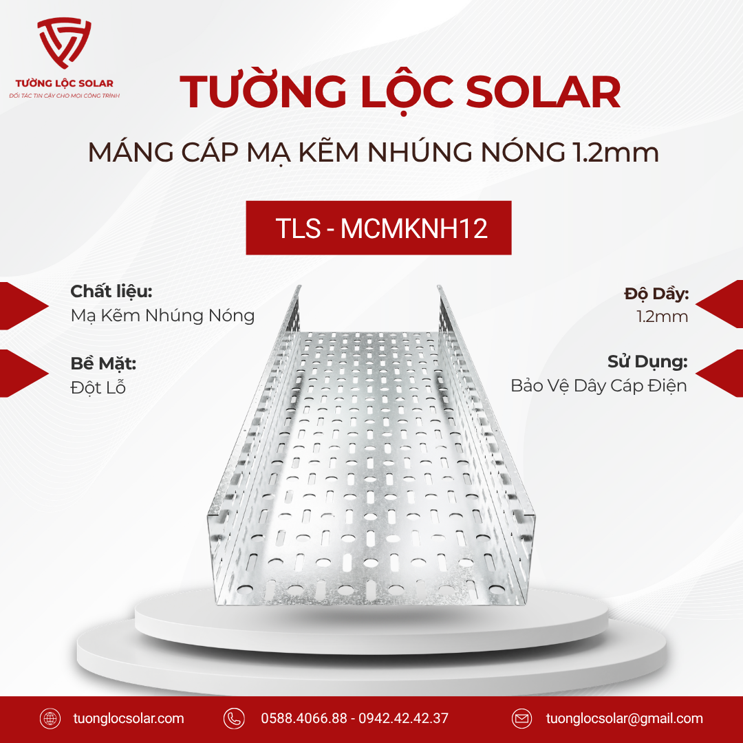 MÁNG CÁP ĐỘT LỖ MẠ KẼM NHÚNG NÓNG